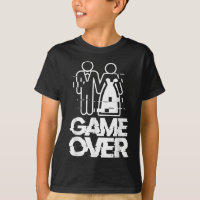 Game Over Glitch Bride Groom Funny Wedding