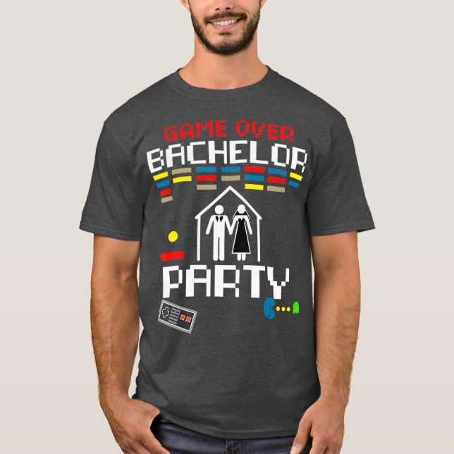 Game Over Groom   Getting Married Tee (Front)