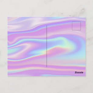 Game Over Holographic Funny Save The Date Wedding Postcard