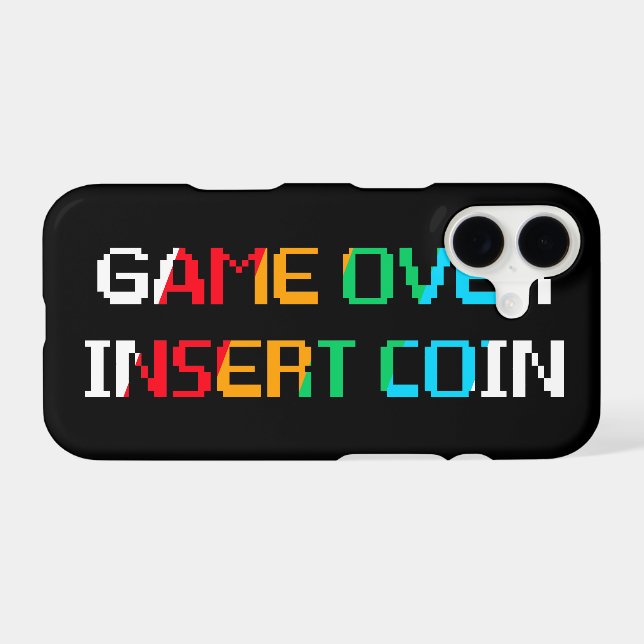 Game Over Insert Coin (Back Horizontal)