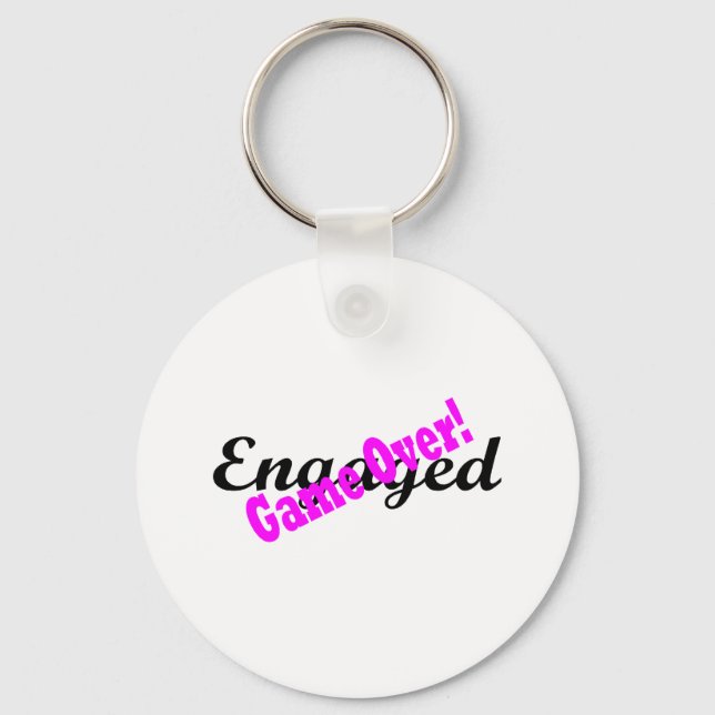 Game Over Key Ring (Front)