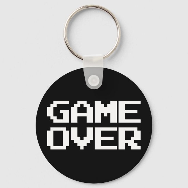 Game Over Key Ring (Front)
