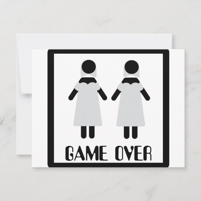 game over lesbian couple icon (Front)