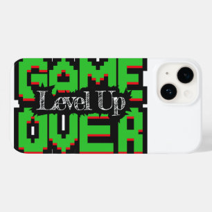 Game Over, Level Up: Pixelated Retro Game World Case-Mate iPhone 14 Case