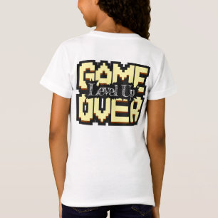 Game Over, Level Up: Pixelated Retro Game World T-Shirt