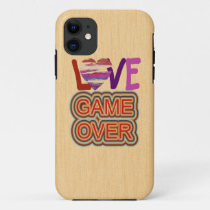 Game Over Love and Heart iPhone 11 Case