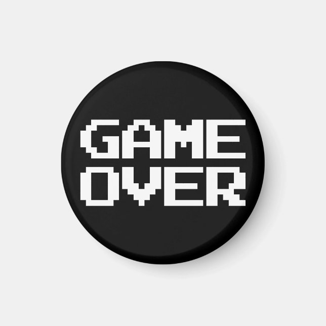 Game Over Magnet (Front)