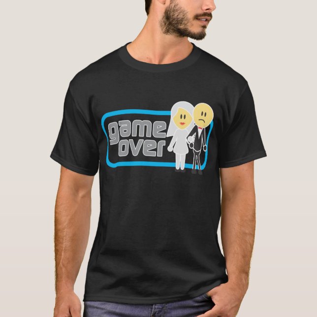 Game Over Marriage (Miis) T-Shirt (Front)