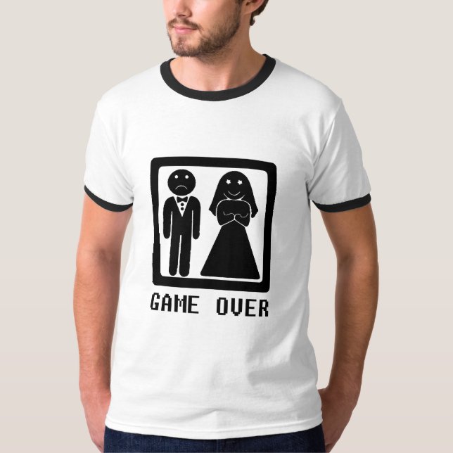 Game Over (marriage) T-Shirt (Front)