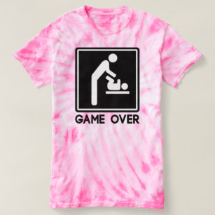 Game Over New Baby for Parent Dad T-Shirt