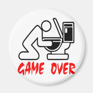 Game Over Puking Magnet