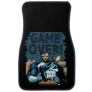 "Game Over" Punisher Video Game Sprite Screen Car Mat