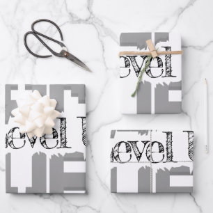 Game Over: Restore Old-School Fun, Level Up Today Wrapping Paper Sheet