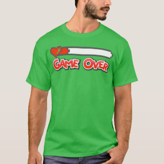 Game Over Retro Piel Style girl T-Shirt