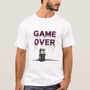 Game Over – Retro Pixel Art Arcade T-Shirt