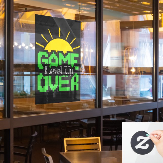 Game Over: Revive Old Games, Level Up Your Game (Restaurant Window)