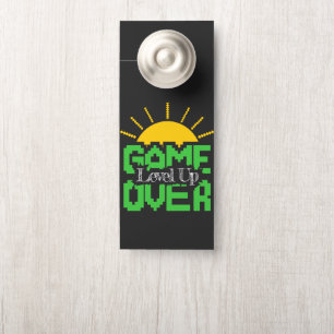 Game Over: Revive Old Games, Level Up Your Game Door Hanger