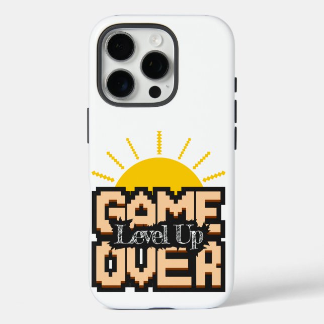 Game Over, Revive retro games with, level up Case-Mate iPhone Case (Back)