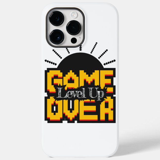 Game Over, Revive retro games with, level up Case-Mate iPhone Case (Back)