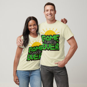 Game Over, Revive retro games with, level up T-Shirt