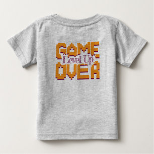 Game Over, Revive Vintage Games and Level Up Baby T-Shirt