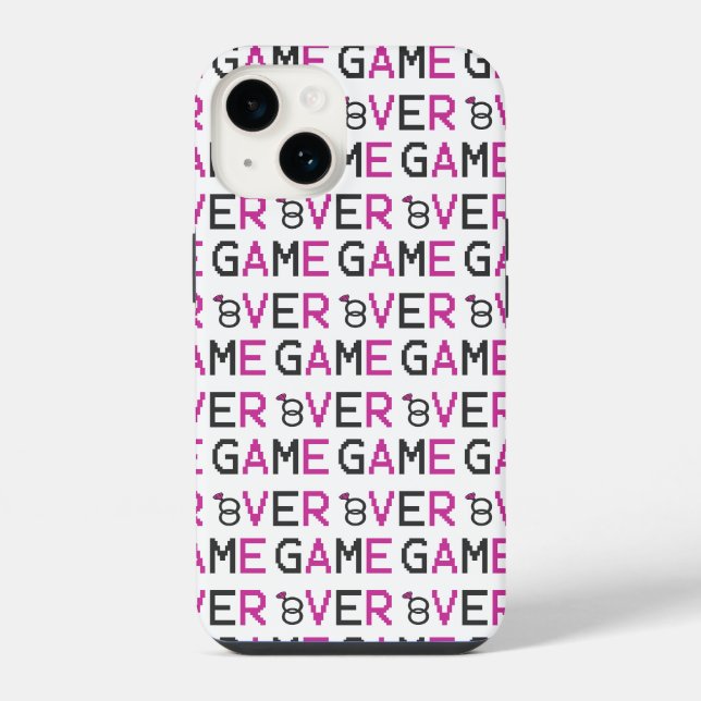 Game over ring wedding iPhone case (Back)