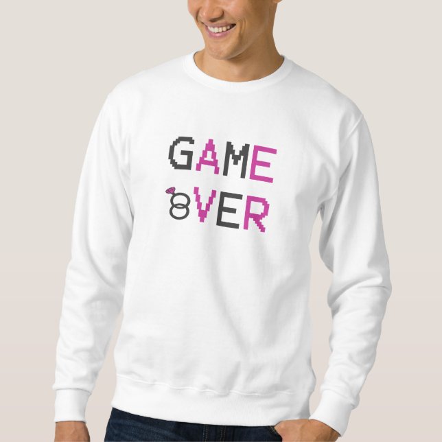 Game over ring wedding T-Shirt Hoodie (Front)