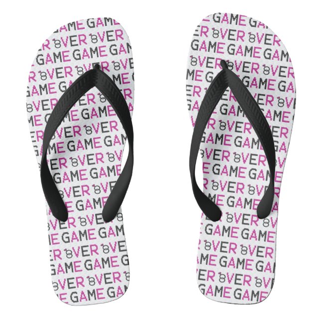 Game over ring wedding T-Shirt Tote Bag Jandals (Footbed)