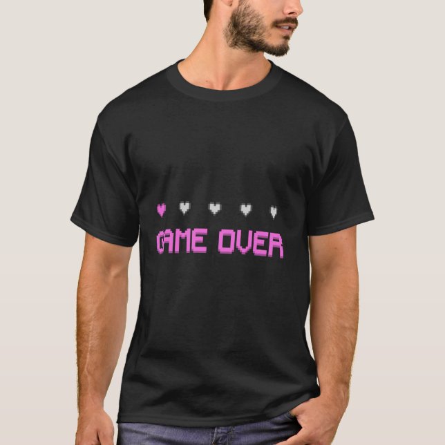 Game Over Streetwear GameOver for Gamers and Video T-Shirt (Front)