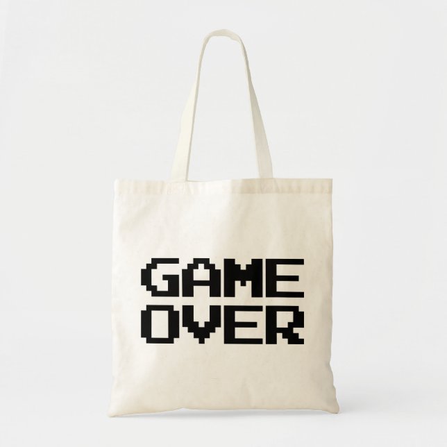 Game Over Tote Bag (Front)
