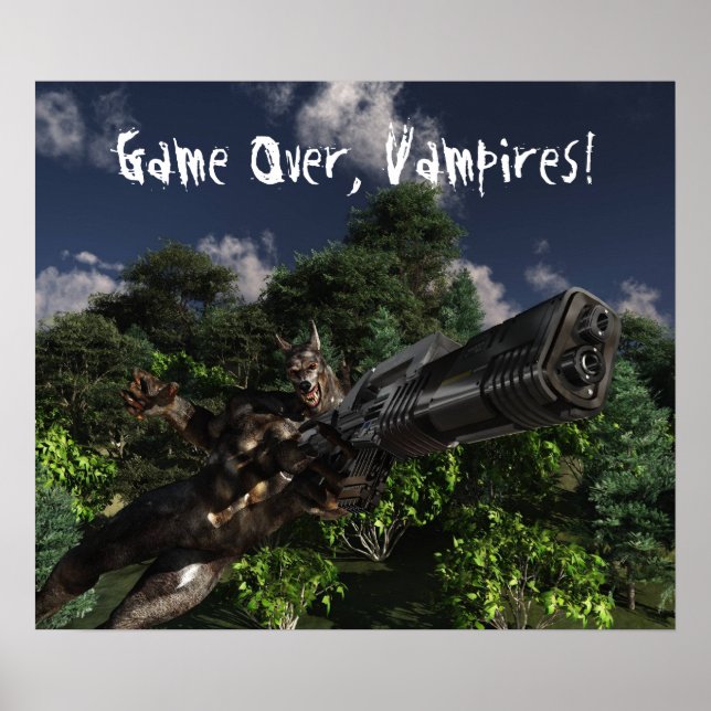 Game Over, Vampires! Poster (Front)