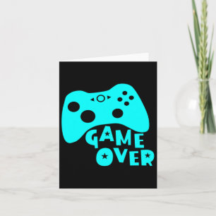 Game Over Video Game Players Shirt Card