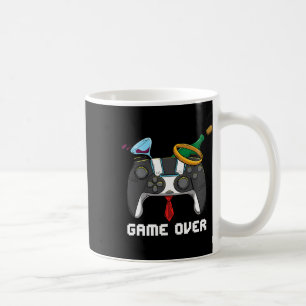 Game Over Wedding Bachelor Party Groom Valentines Coffee Mug