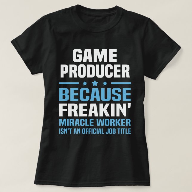 Game Producer T-Shirt (Design Front)