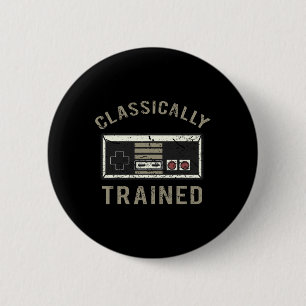 Game Retro Vintage Distressed 3  6 Cm Round Badge