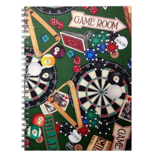 Game Room Billiards Notebook