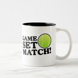 Game, Set, Match Two-Tone Coffee Mug