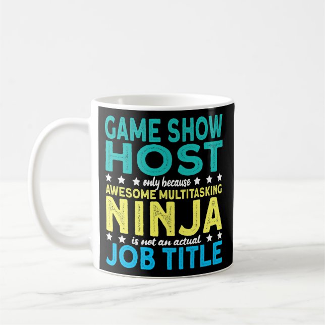 Game Show Host  Coffee Mug (Left)