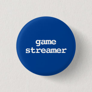 game streamer typography Button
