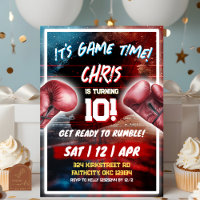 Game Time Boxing Theme Birthday Party