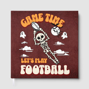 Game Time Let's Play Football Halloween Funny Guest Book