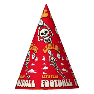 Game Time Let's Play Football Halloween Funny Party Hat