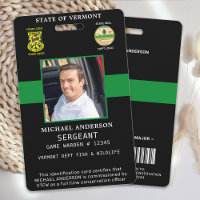 Game Warden Law Enforcement Officer Photo Logo ID