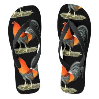 Gamecock Blue Red Rooster Jandals