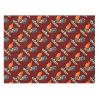 Gamecock Blue Red Rooster Tablecloth