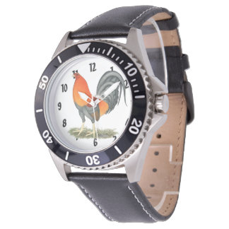Gamecock Blue Red Rooster Watch