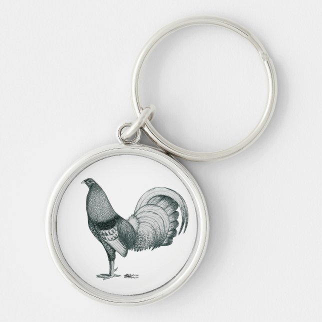 Gamecock Crele or Dom Key Ring (Front)