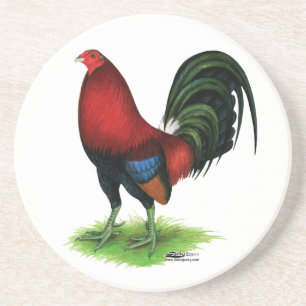 Gamecock:  Dark Red Coaster