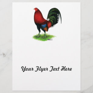 Gamecock:  Dark Red Flyer