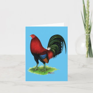 Gamecock:  Dark Red Holiday Card